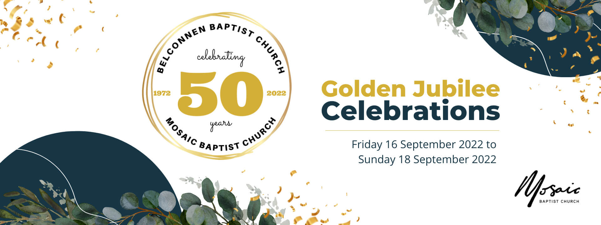 Image of Mosaic Baptist 50 Anniversary
